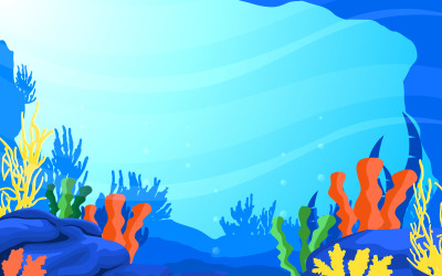 Sea Coral Reef - Illustratie