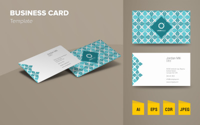 Elegant Business Card Design - 企业形象 Template