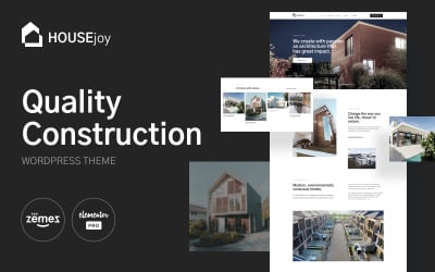HouseJoy -建筑模板- Elementor Kit