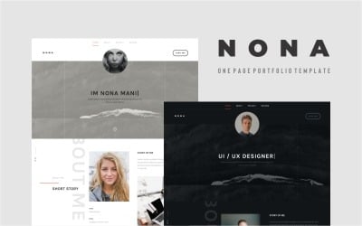 Nona -个人投资组合登陆页模板