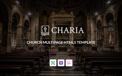 Charia - modelo de site HTML5 da Igreja moderna