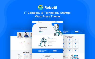 机器人- WordPress主题的人工智能和技术