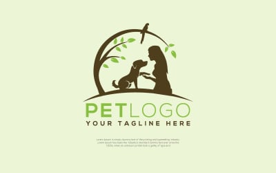 Pet Care Logo Template