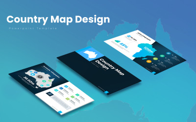 Modèle PowerPoint de carte de pays