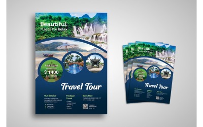 传单旅游自然-企业形象模板