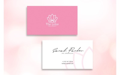 Visitekaartje Lotus - Huisstijlsjabloon