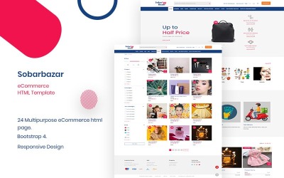 Sobarbazar - Responsive Ultimate eCommerce Website-sjabloon