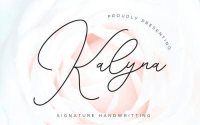 Kalyna Signature Handwriting Font