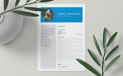 BlueDial - CV and Cover Letter Resume Template