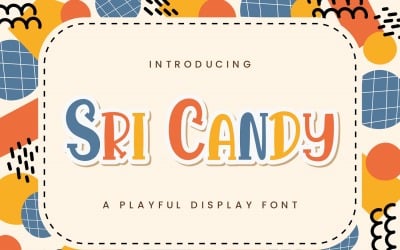 Sri Candy - Speels display-lettertype