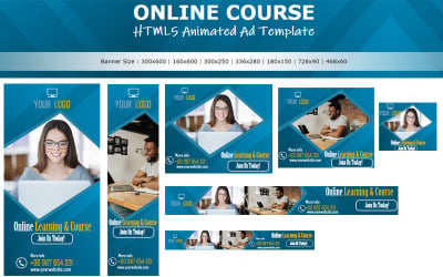 在线课程- HTML5广告模板动画横幅