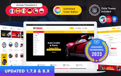 Auto Modif - PrestaShop Responsive Theme For Automotive &amp;amp; Auto Parts