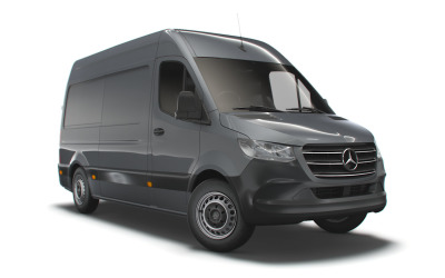 Mercedes Benz Sprinter L2H2 UK-spec 2020 3D-modell