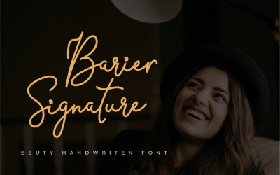 Шрифт Barier Signature