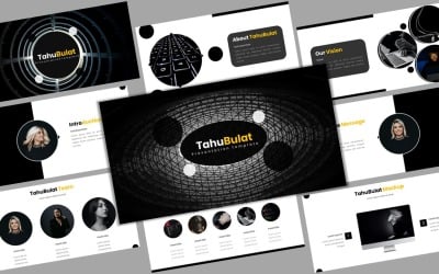 TahuBulat - Шаблон PowerPoint для креативного бізнесу