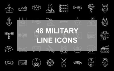 48军事线倒置图标