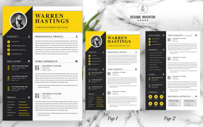 WARREN / Modern Resume Template