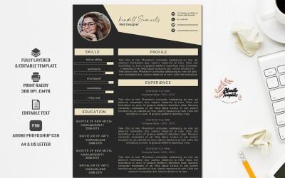 Web Designer Professional Resume Template