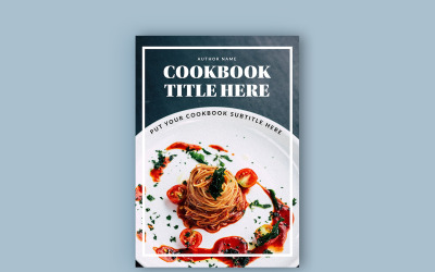 烹饪书/食谱书布局杂志模板