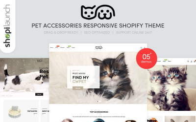 CwPet - Tema do Shopify responsivo para pet shop