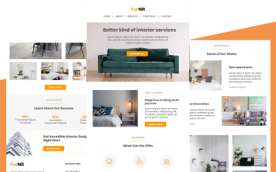 Furnite - Multipurpose Responsive Furniture Email 新闻letter Template