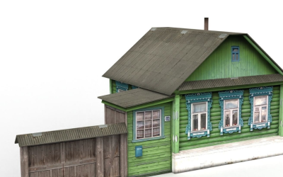 Village House 3D model