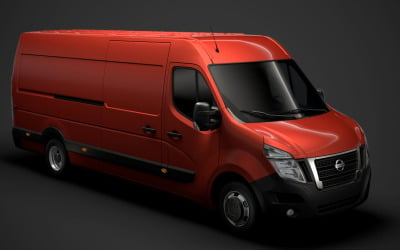 Nissan NV 400 L4H2 Van 2020 3D Model