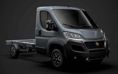 菲亚特杜卡托底盘卡车单驾驶室3450WB 2020 3D模型