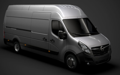 欧宝Movano L4H3 Van 2020 3D模型