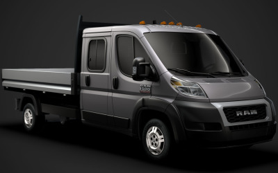 Ram Promaster货运乘员驾驶室卡车2020 3D模型