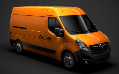 Opel Movano L2H2 Van 2020 3D Модель