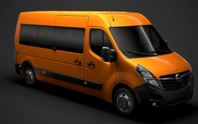 Opel Movano L3H2 Minibus 2020 3D Model