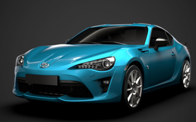 Modello 3D di Toyota GTS 86 2020