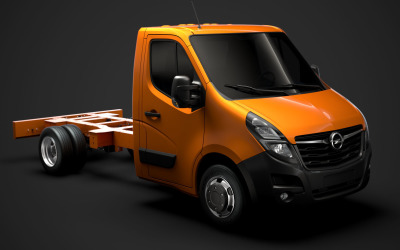 Opel Movano SingleCab DW E20 chassis 2020 3D-model