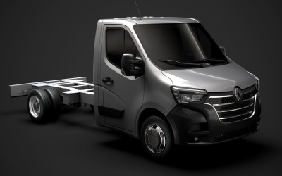 Renault Master SingleCab DW E20 chassis 2020 3D-model