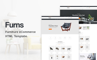 Furns - Plantilla de sitio web Bootstrap5 de comercio electrónico de muebles