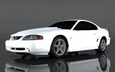 Ford Mustang Cobra 3D-model uit 1995