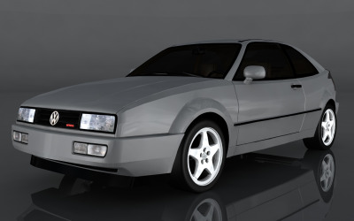 1995-ös Volkswagen Corrado 3D modell