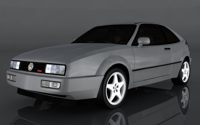 1995年大众Corrado 3D模型