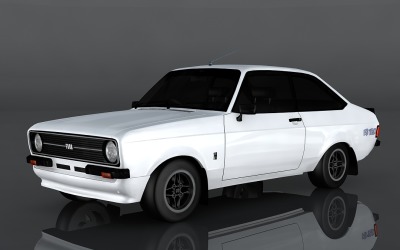 福特Escort RS1800 3D模型