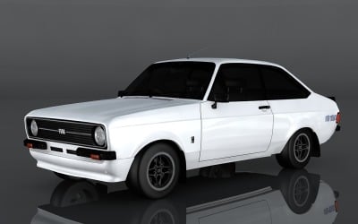 Ford Escort RS1800 3D-modell