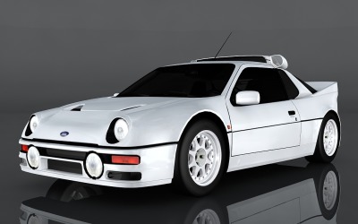 Ford RS200 modelo 3D