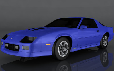 Model 3D Chevroleta Camaro z 1990 roku