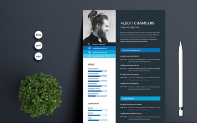 Albert Chambers Premium Printable Resume Templates