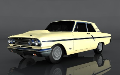 Ford Fairlane Thunderbolt 3D Model