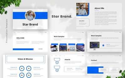 Star Brand - Powerpoint UI / UX Designer模型