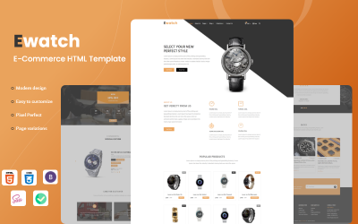 Ewatch - Multifunctionele e-commerce HTML