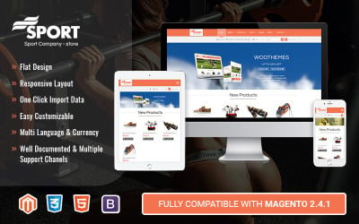 Sport - Multipurpose Responsive Magento 2 Theme