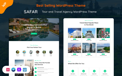 Safar - Tema WordPress per agenzie di viaggi e tour