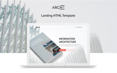 Archbook -免费响应的着陆页模板